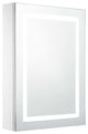 vidaXL Cabinet LED Lighted Bathroom Vanity Mirror Storage Medicine Cabinet