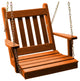 Pine Traditional English Swing, Redwood Stain, 2 Foot