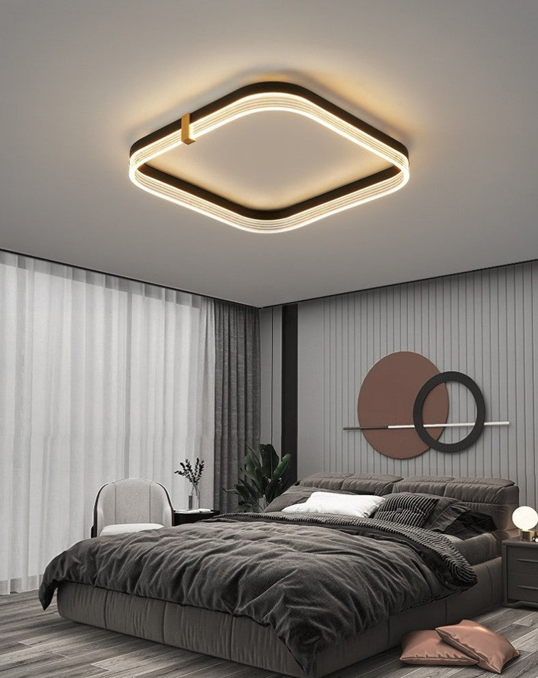 Walenstadt | Creative LED Square Shaped Minimalist Ceiling Lamp
