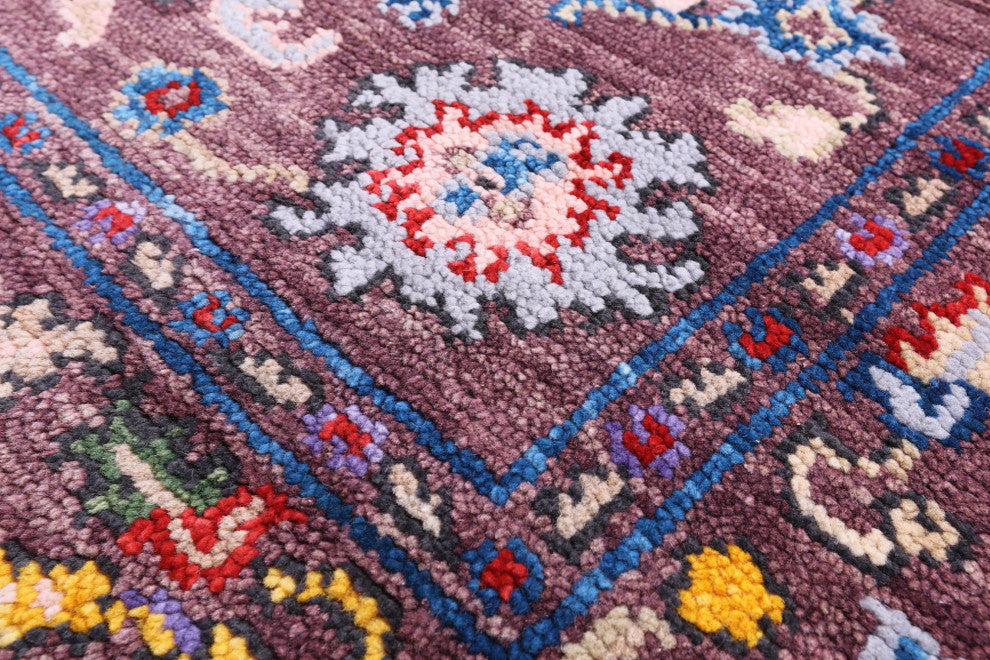 4' 1" X 6' 4" Turkish Oushak Handmade Wool Rug - Q15893