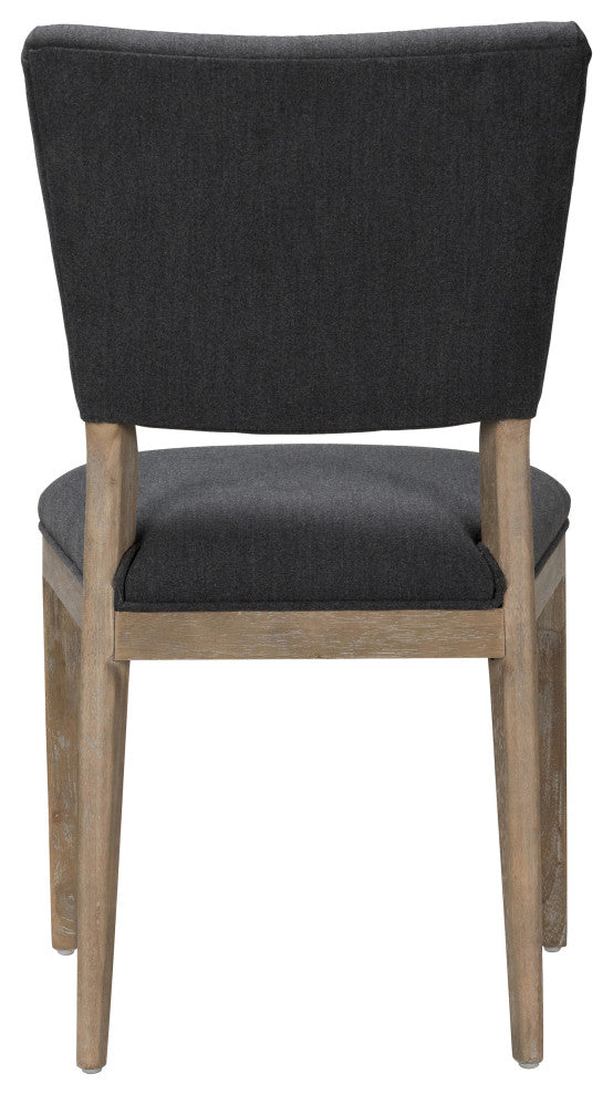 Phillip Upholstered Fabric Dining Chair, Set of 2, Gray