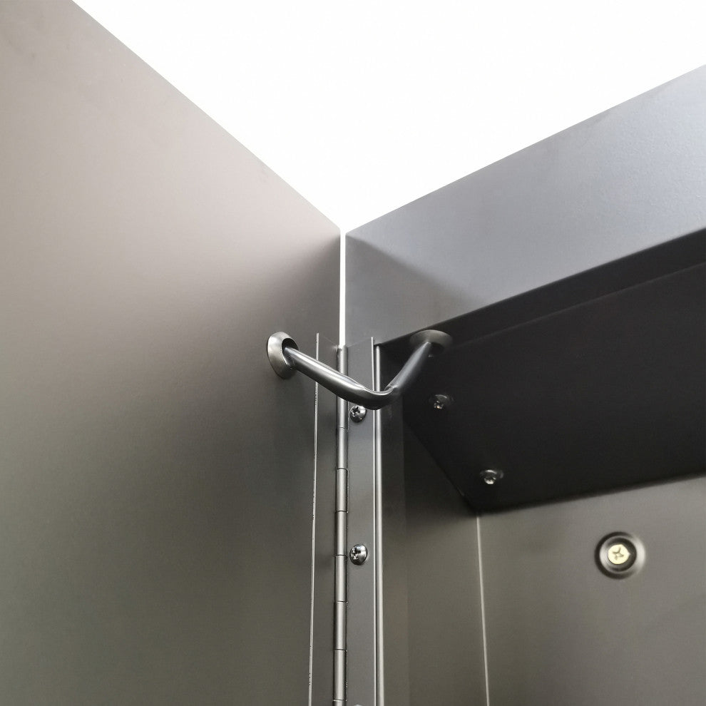 30" x 26" Frameless Surface Mount Medicine Cabinet with Mirror and LED lights