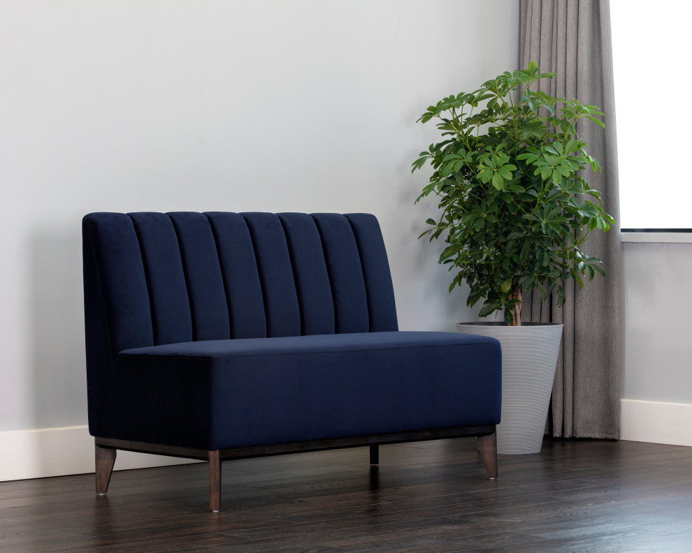 Kosovo Banquette, Brown, Abbington Navy