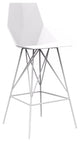 Vondom Faz Indoor/Outdoor Bar Stool, White