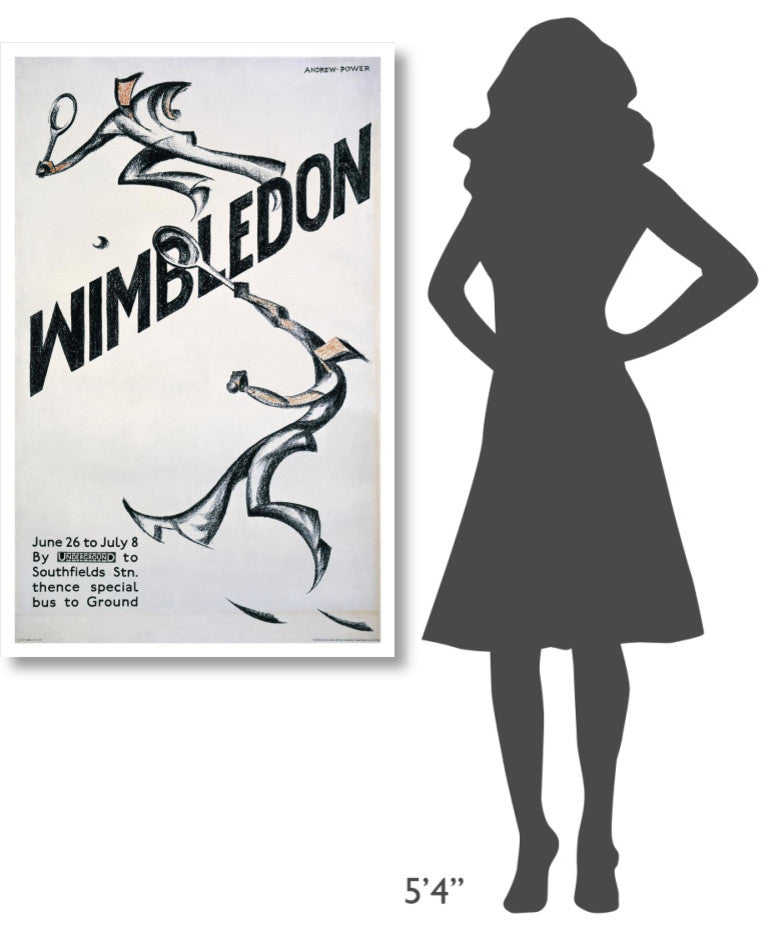 "Wimbledon" Digital Paper Print by Sybil Andrews, 29"x46"