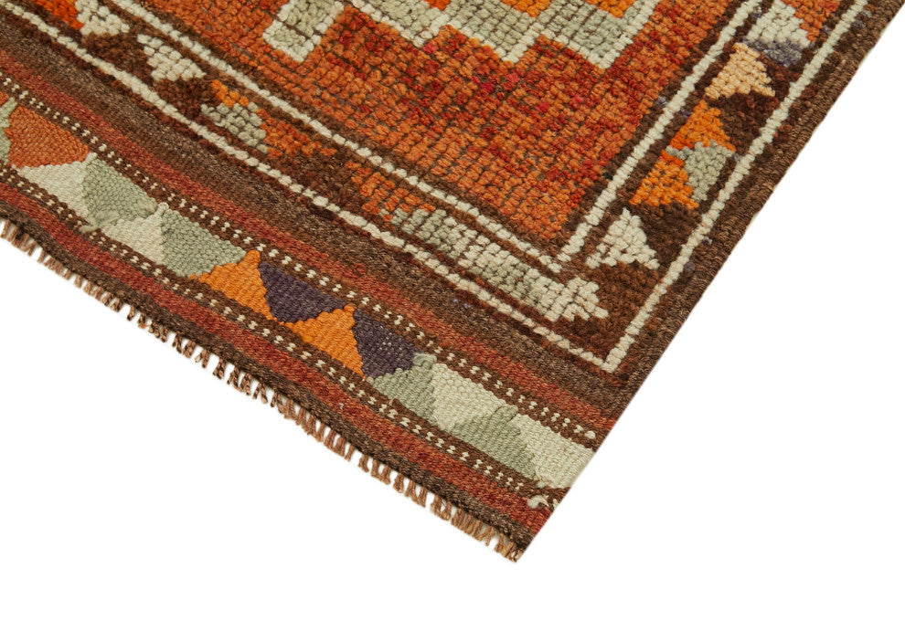 Rug N Carpet - Hand-knotted Anatolian 3' 1" x 11' 6" Rustic Runner Rug