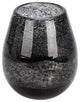 Vickerman Cm194005 5" Blackberry Round Glass Vase