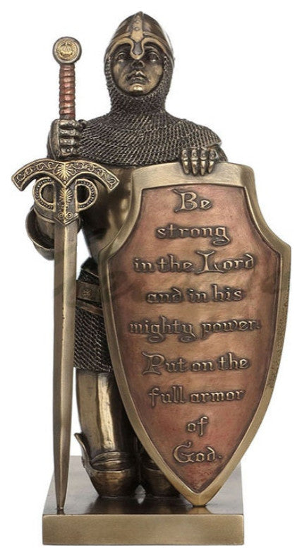 Put On The Whole Armor Of God Statue