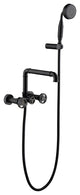 Ruth Industrial Pipe Wall Mounted Bathtub Filler Faucet with Hand Shower