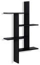 Danya B. Cantilever Cubby Wall Shelf "“ Horizontal or Vertical, Black