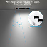 8 Pack 5CCT Dimmable LED Recessed Linear Light With J-Box