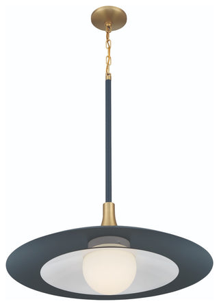 Welsh 1 Light 24" LED Pendant, Blue
