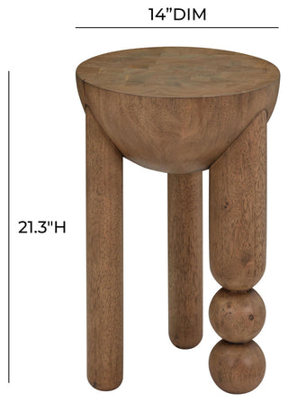 Morse Cognac Accent Table