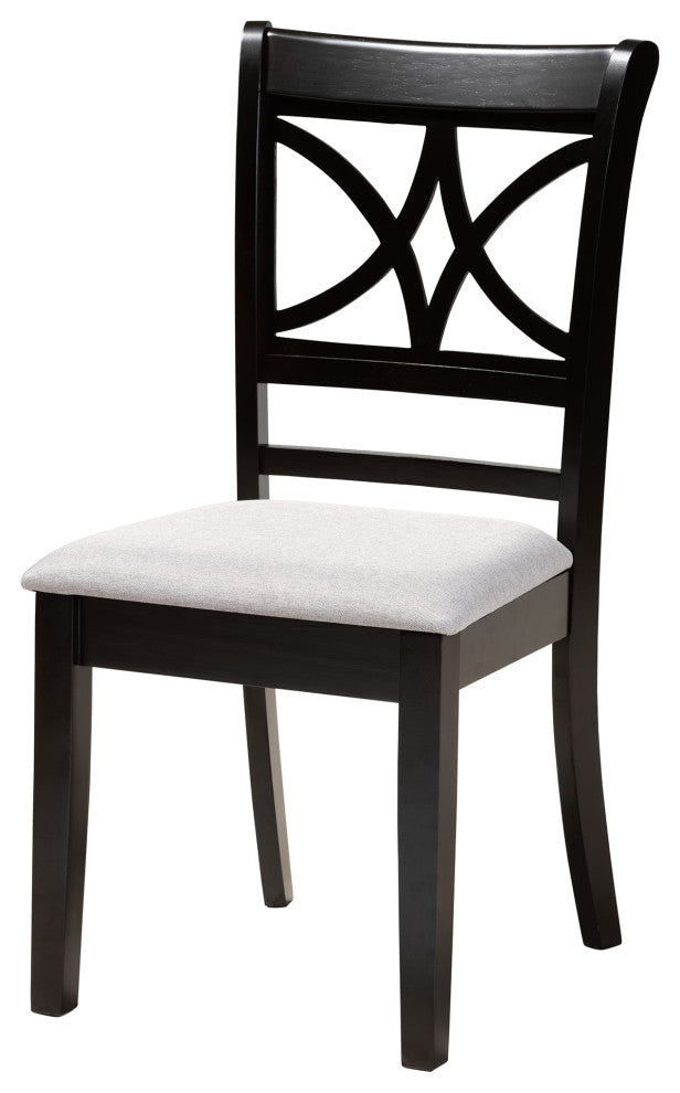 Anni 5 -Piece Dining Set, Gray/Dark Brown