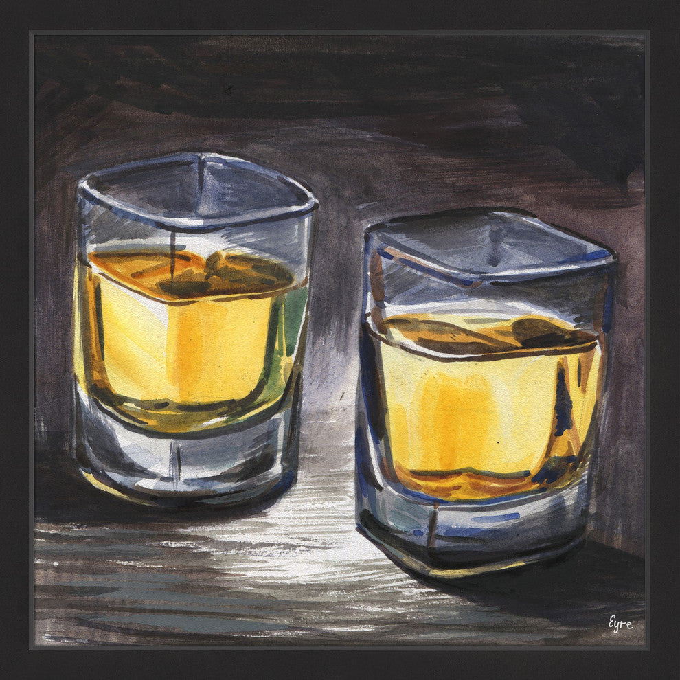 "Let's Talk Together" Framed Painting Print, 18"x18"