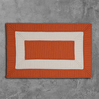 Colonial Mills Rope Walk CB93 Rust Indoor/Outdoor Area Rug, Rectangular 12'x15'