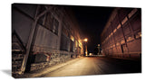 "Old Road And Buildings" Wall Art Landscape, 40"x20"