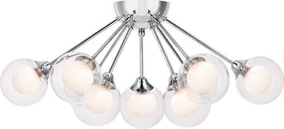 Quoizel PCSB1722C Nine Light Semi Flush Mount Spellbound Polished Chrome