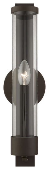 Castleton 1 Light Bronze Tall ADA Single Sconce