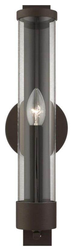 Castleton 1 Light Bronze Tall ADA Single Sconce