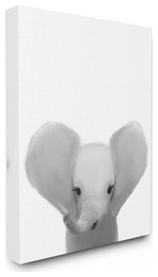 Baby Elephant Animal Kids Painting, 24"x30"
