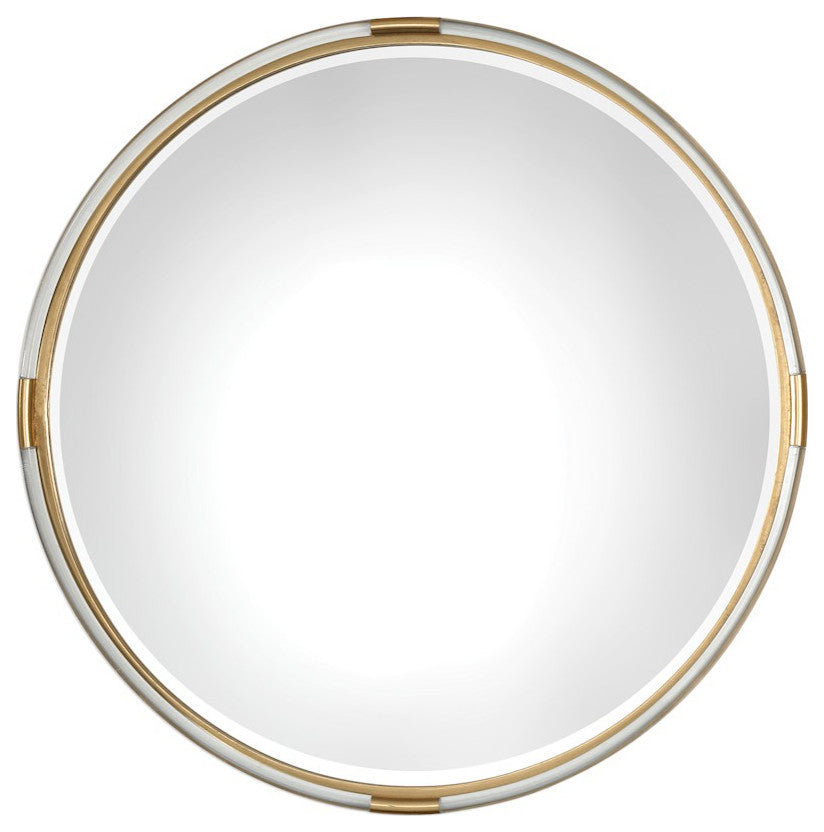 Uttermost Mackai Round Gold Mirror, 9333