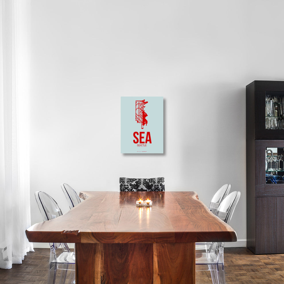 "SEA Seattle Poster 1" Fine Art Print