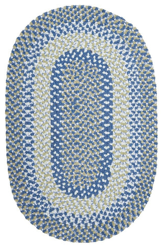 Colonial Mills Blokburst BK59 Blueberry Pie Kids/Teen Area Rug, Oval 3'x5'