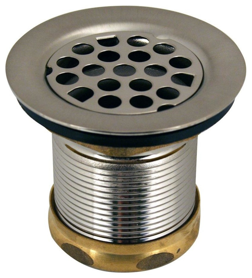 Grid Basket Style Bar Strainer In Satin Nickel