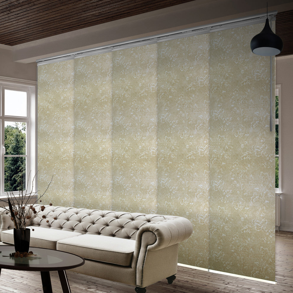 Sage 5-Panel Track Extendable Vertical Blinds 58-110"W