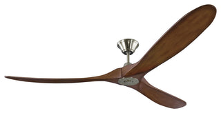 Maverick Coastal 3 Blade Outdoor Ceiling Fan Matte White Brushed Steel