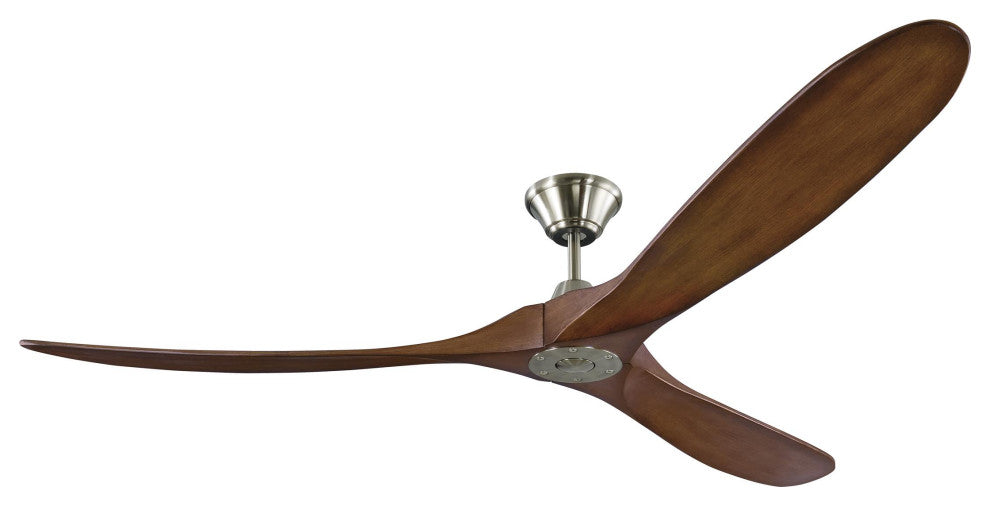 Maverick Coastal 3 Blade Outdoor Ceiling Fan Matte White Brushed Steel