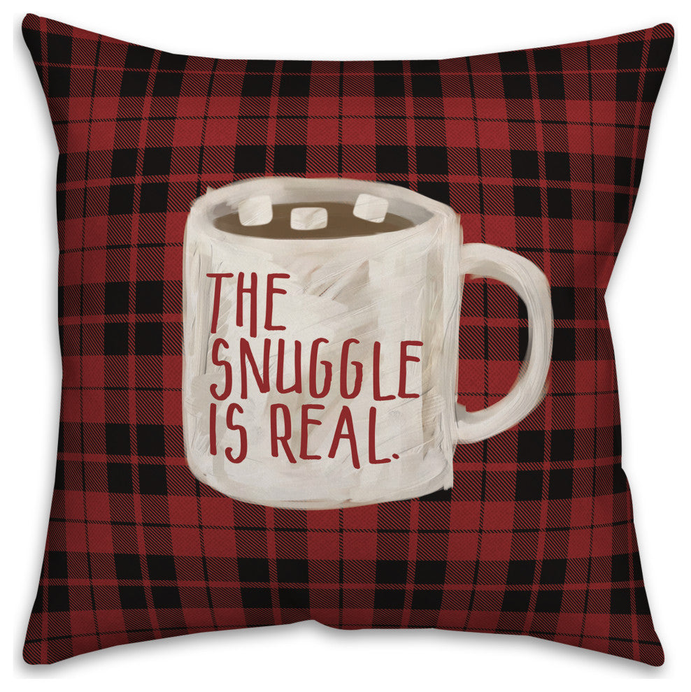 The Snuggle is Real 18x18 Spun Poly Pillow