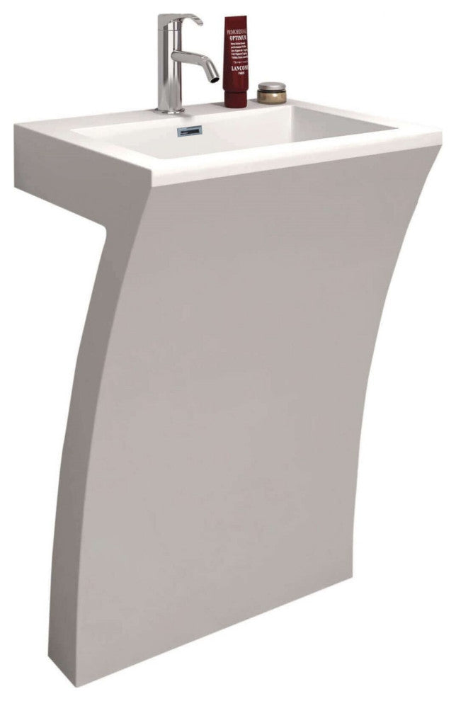 Cedar Falls 22"Pedestal Sink with Overflow