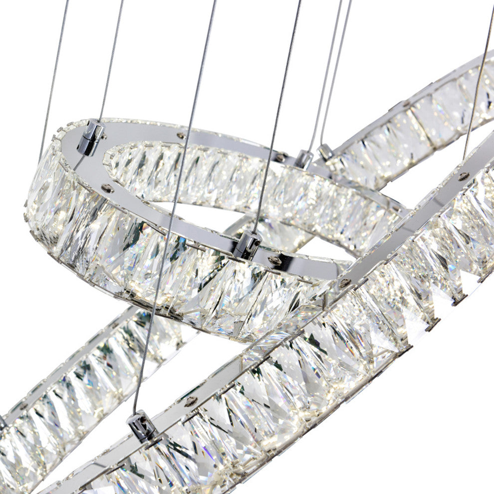 Florence LED Chandelier With Chrome Finish