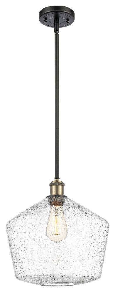 Innovations 516-1S-BAB-G654-12-LED 1-Light Mini Pendant, Black Antique Brass