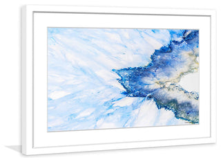 "Snow and Sea" Framed Painting Print