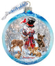 Frosty and His Forest Friends Glass Ornament Limited Edition