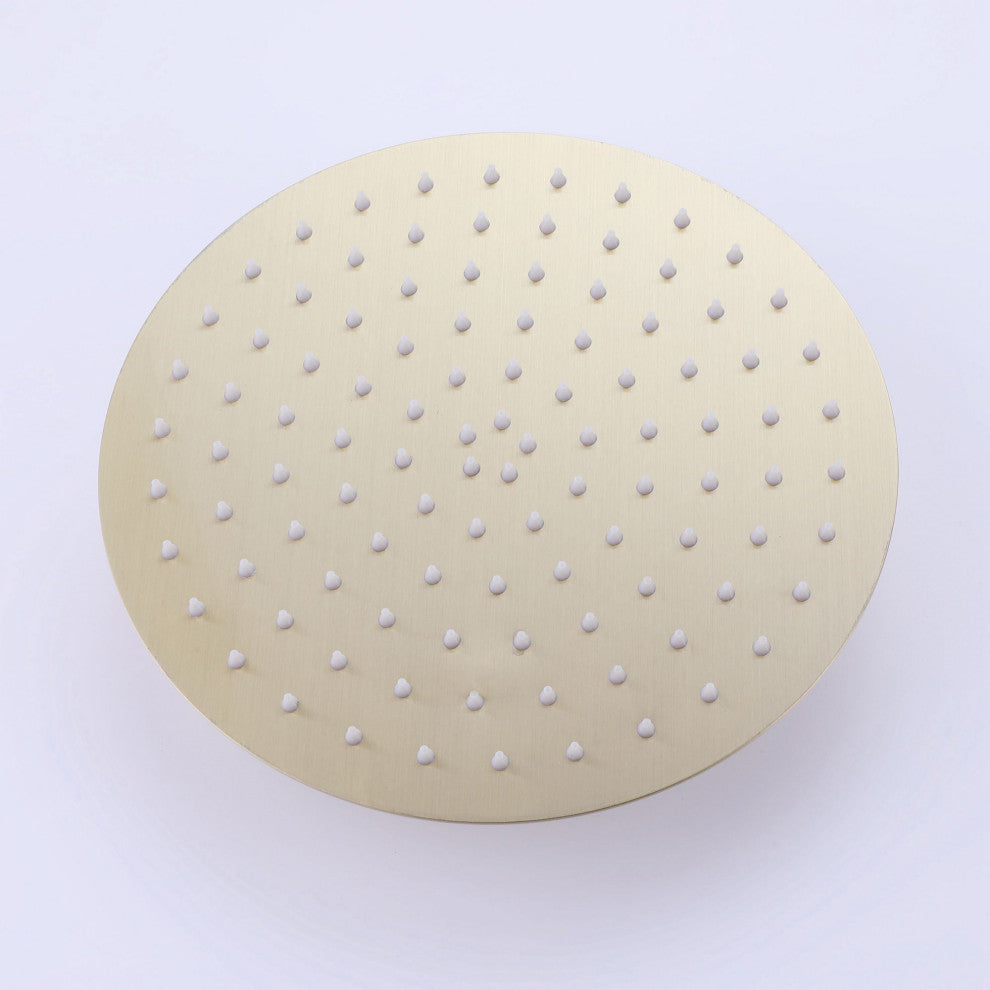 Round Two-function Concealed Bathroom Shower Set, With Embedded Box