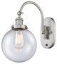 Innovations 918-1W-SN-G204-8 Beacon 1 Light 8" Sconce, Brushed Satin Nickel