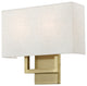 Livex Lighting 50994-01 2 Light Antique Brass ADA Sconce