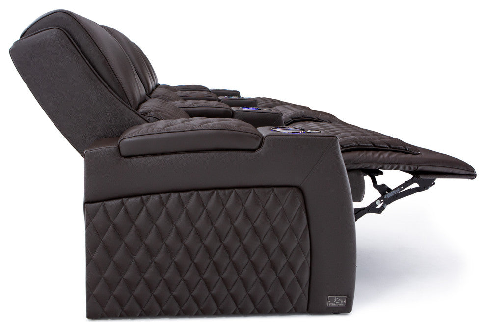 Seatcraft Apex Home Theater Seating, Brown, Row of 2