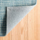 Dash & Albert Crosshatch Aegean Hand Micro Hooked Wool Rug, Blue, 5' x 8'