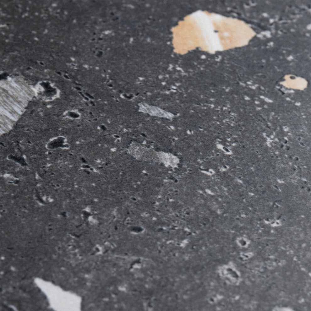 Sonar Hex Black Porcelain Floor and Wall Tile