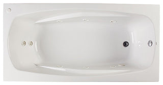 PROFLO PFWPLUSA7242 Lansford 72" x 42" Whirlpool Bathtub - White