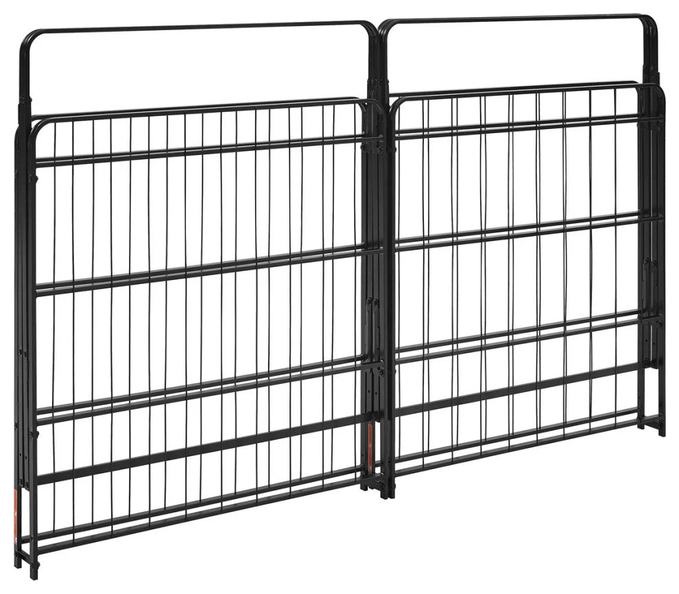Half Fold Box Spring, Metal Structure With Zipped No Slip Fabric Cover, King