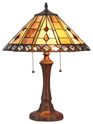 Godwine 2-Light Geometrictable Lamp 16"