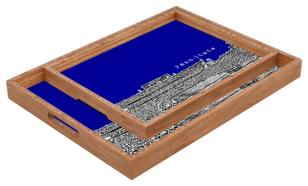 Deny Designs Bird Ave Penn State University Navy Rectangular Tray