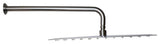 16" Square Shower Head With 19" Shower Arm, Satin Nickel