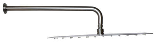 16" Square Shower Head With 19" Shower Arm, Satin Nickel